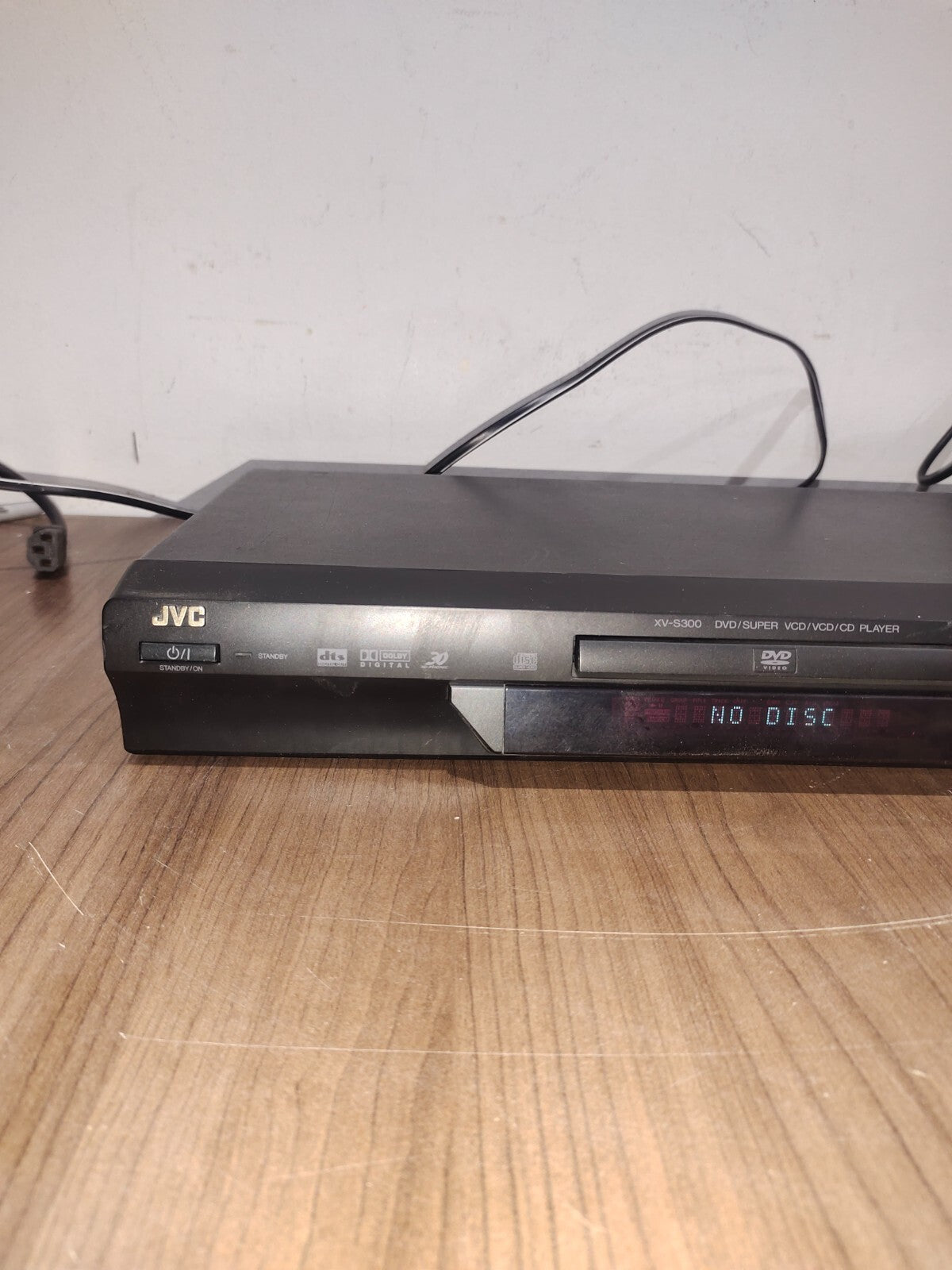 JVC DVD Player XV-S300BK  DVD/Super VCD/VCD/CD