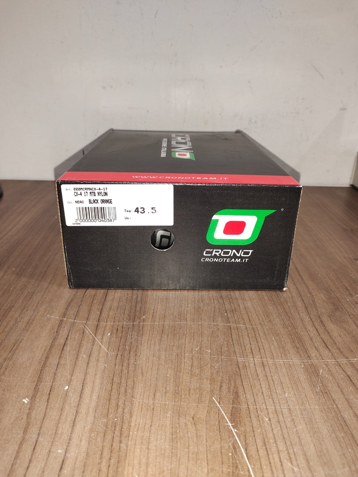 Crono CX-4-17 MTB NYLON Black Orange Shoes - Size - 43.5 (EUR)