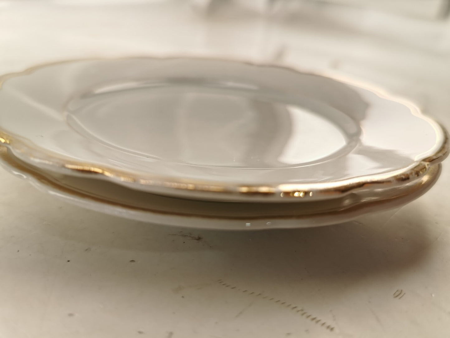 Bavaria Germany Plates & Creamer.