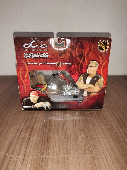 ORANGE COUNTY CHOPPERS - Calgary Flames Blasty - Ertl Bike Diecast 1:18 Scale