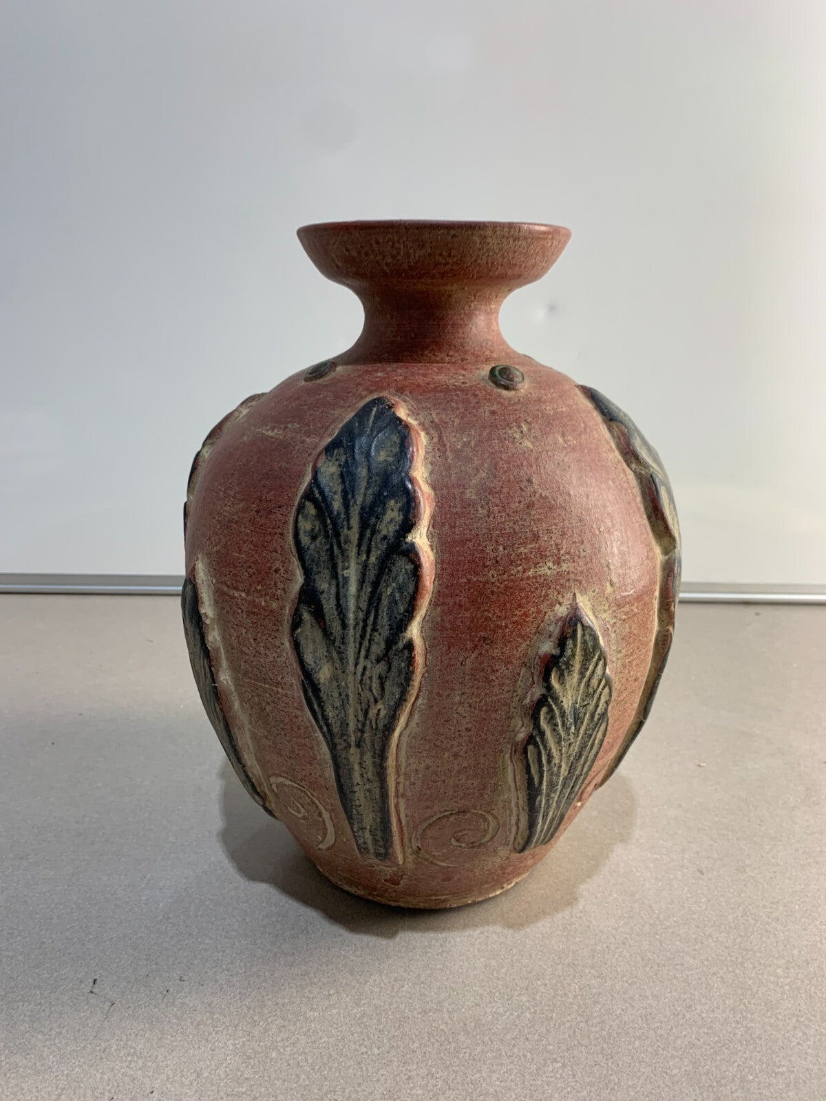 Beautiful early 20th Century pottery vase.