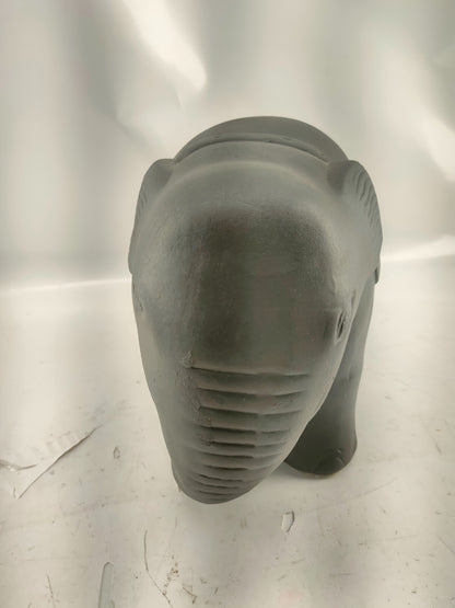 Gypsum Elephant Figurine