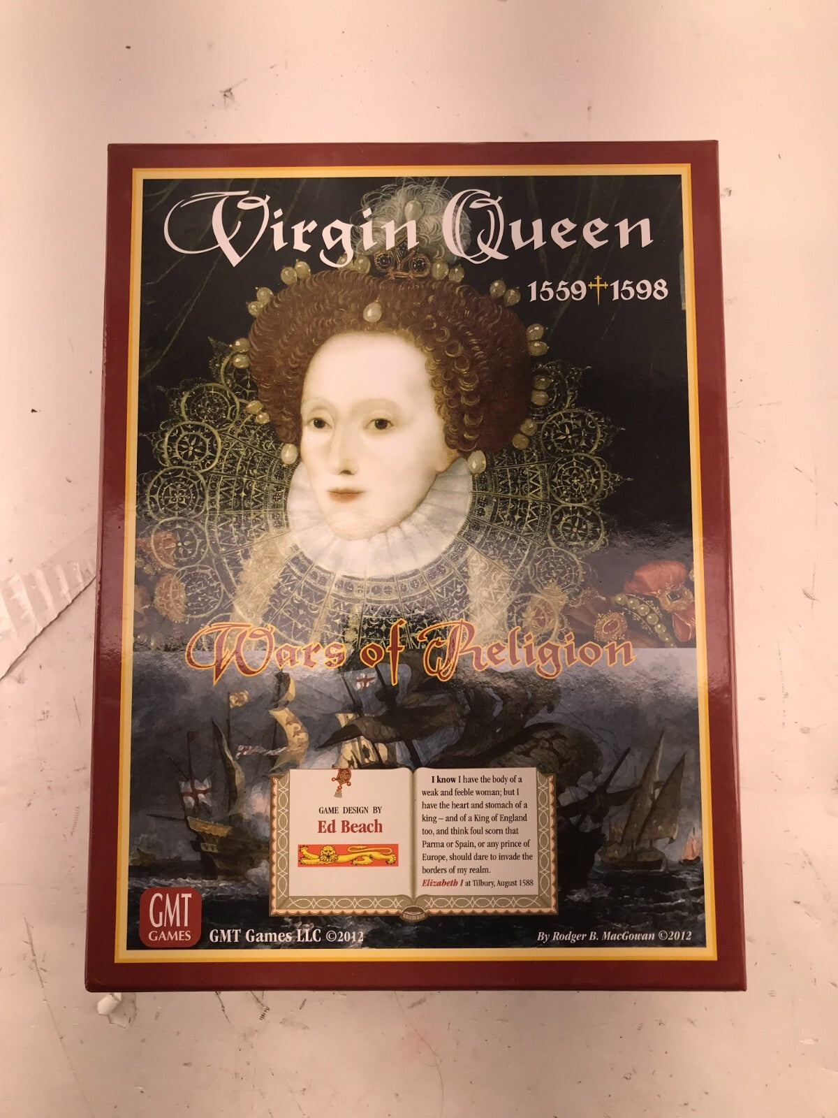 GMT Card-Driven Game Virgin Queen - Wars of Religion, 1559-1598
