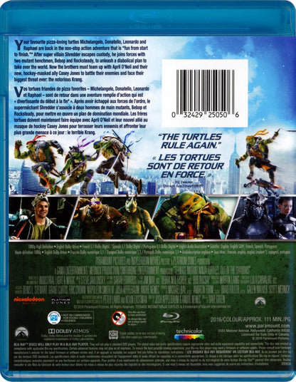Teenage Mutant Ninja Turtles: Out Of The Shadows (Blu-ray)