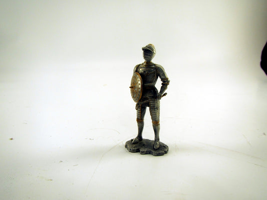 Veronese Knight Pewter Statue