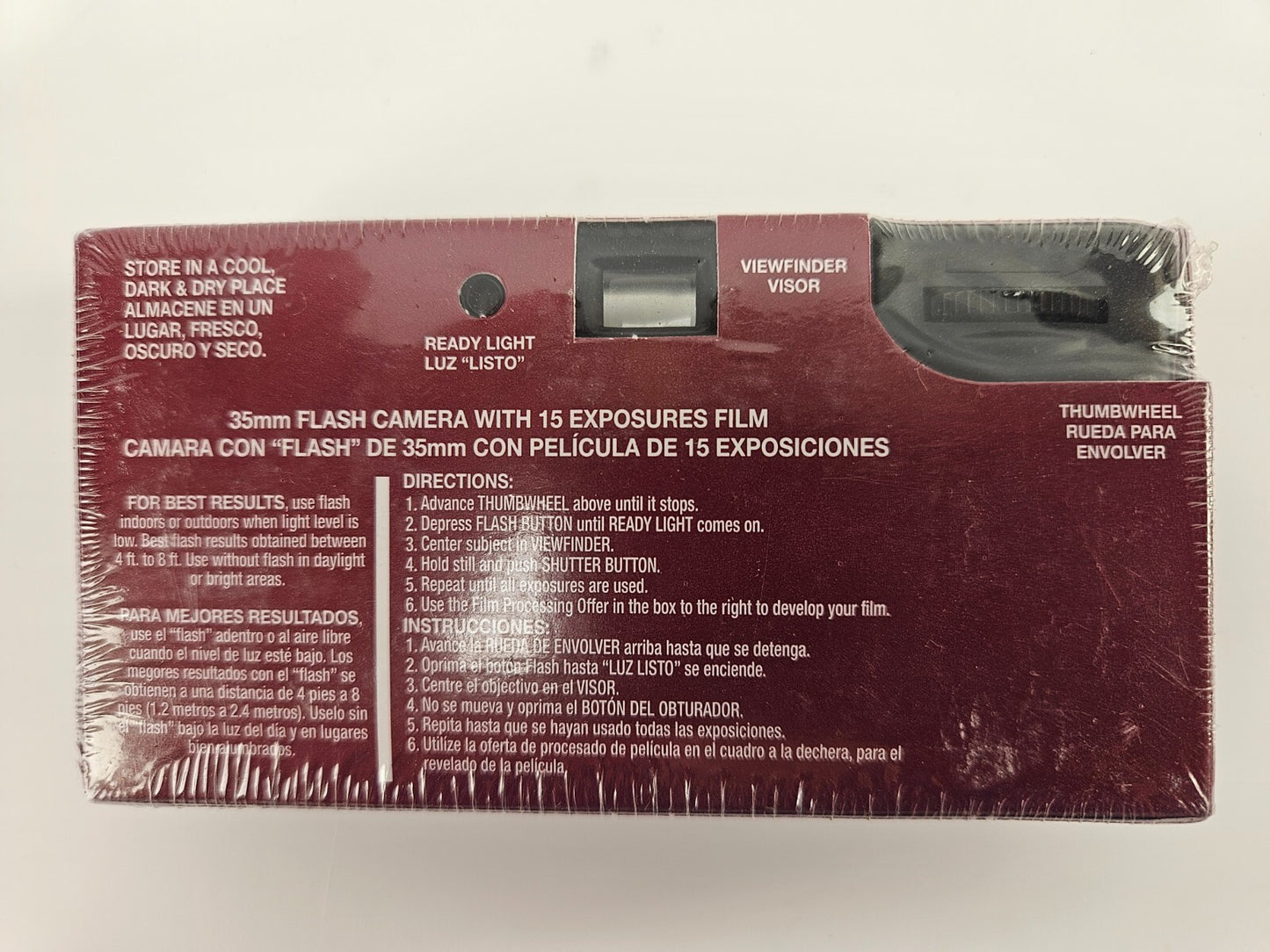 Disposable 35mm Film Flash Camera