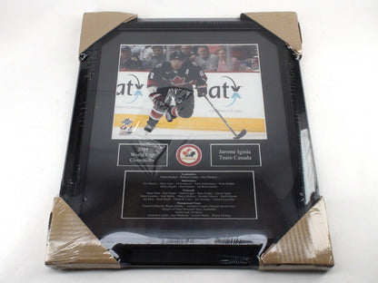 Hockey Glory - Framed Jarome Iginla Team Canada 2004 World Cup Champions Photo