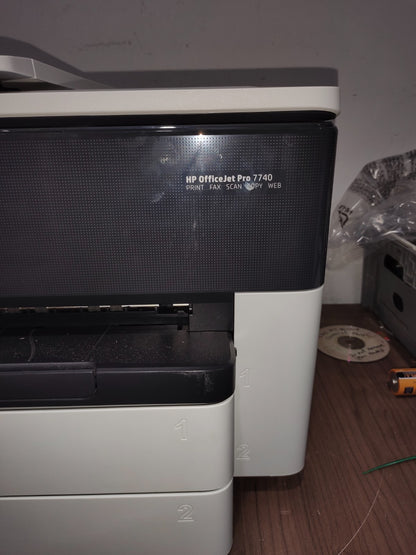 HP OfficeJet Pro 7740 Wireless All-in-One Printer (G5J38A) - White