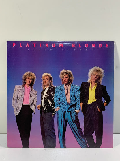 Platinum Blonde - Alien Shores 12" LP 1985 Rock Pop Rock PCC 80105