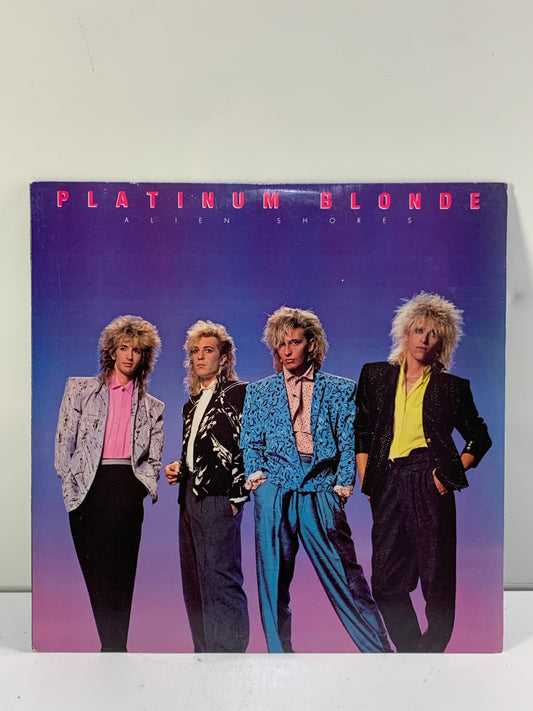 Platinum Blonde - Alien Shores 12" LP 1985 Rock Pop Rock PCC 80105
