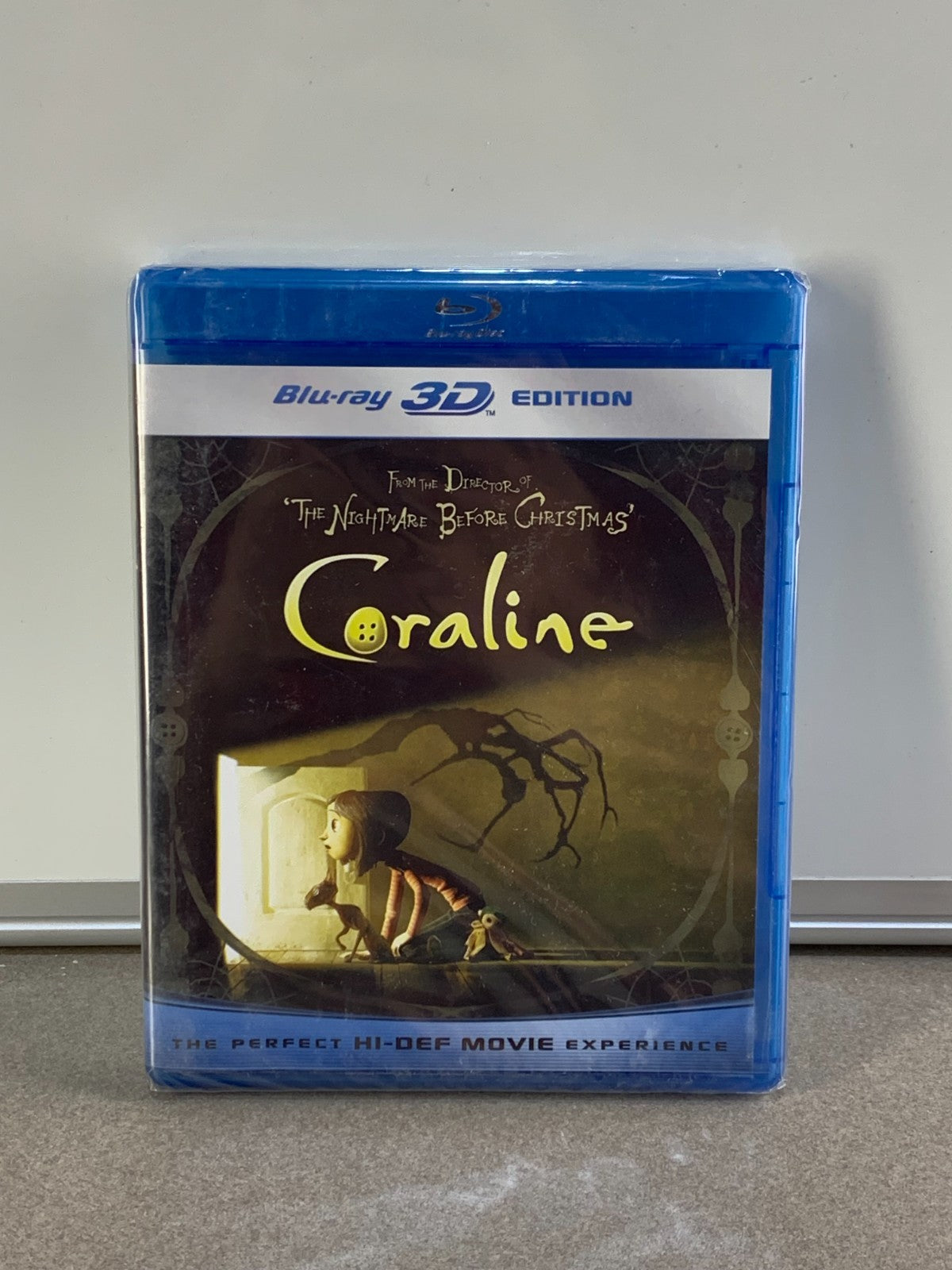 Coraline (3D Blu-ray, 2010) Henry Selick, Dakota Fanning, New & Sealed
