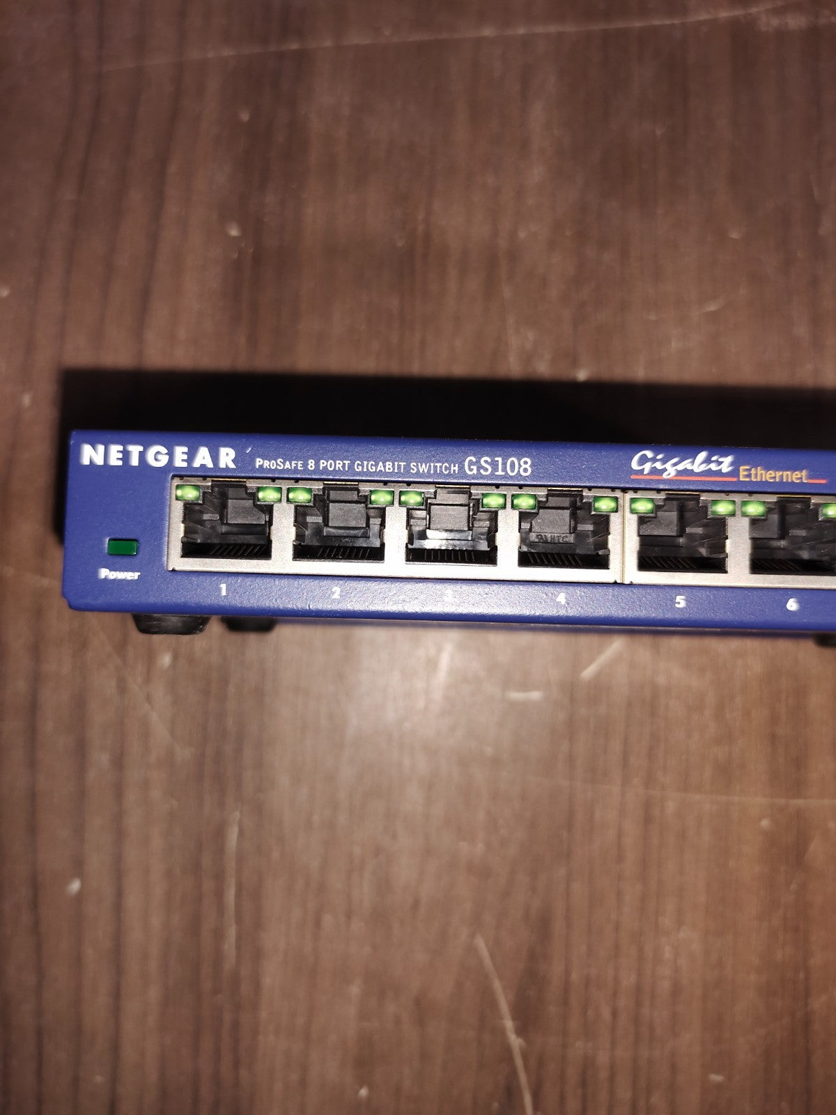 NETGEAR ProSafe 8-Port Gigabit Ethernet Network Switch - Model - GS108