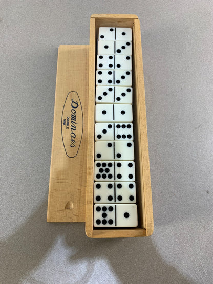 Vintage Double Nine Dominoes set.