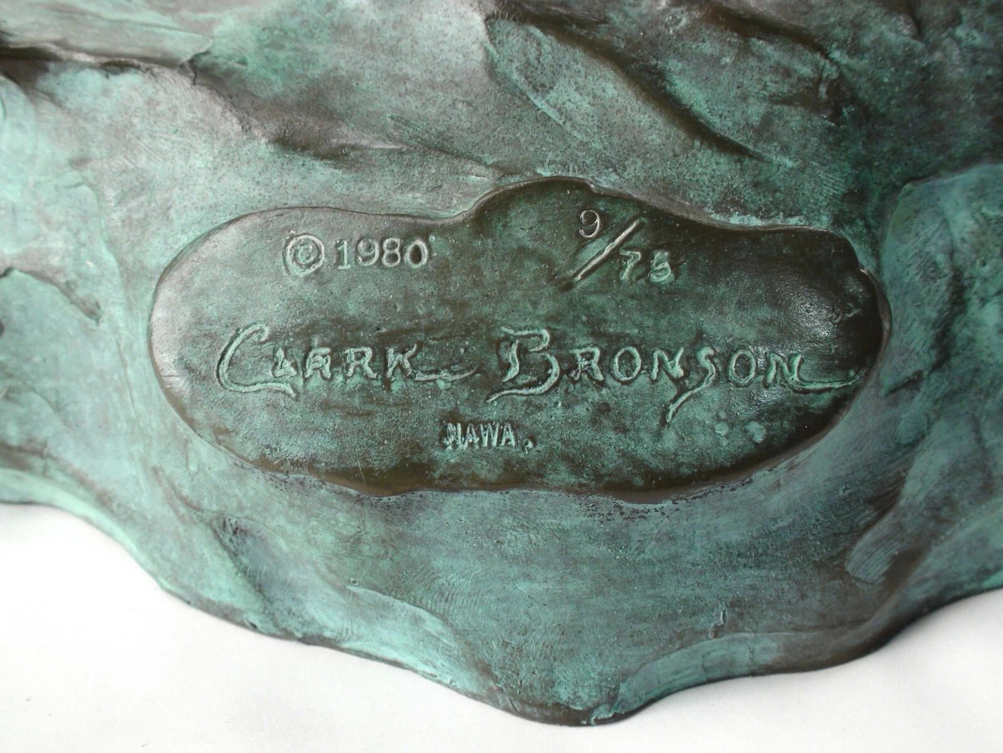 Bronze “Eagle’s Conquest” by Clark E. Bronson 1980 #9/75 Wildlife Art