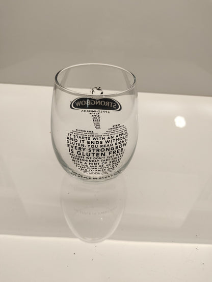STRONGBOW Hard Apple Cider Stemless Archer Logo Glass H P Bulmer