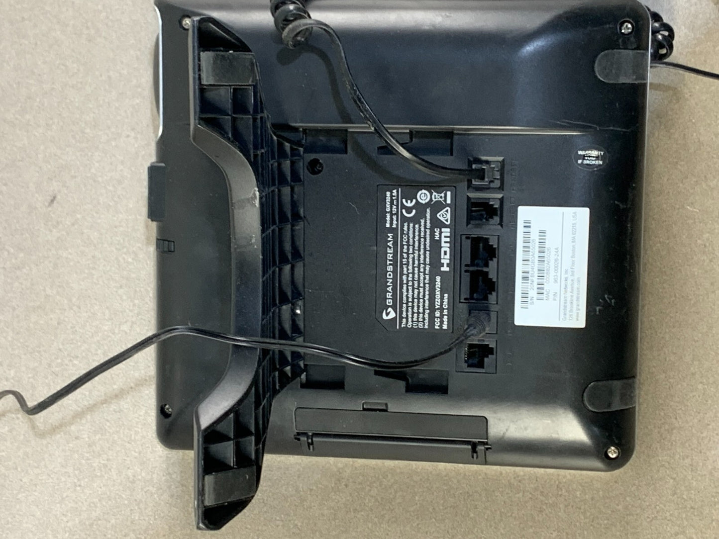 Grandstream GXV3240 IP Video Phone IP Multimedia Phone for Android + Desk Stand