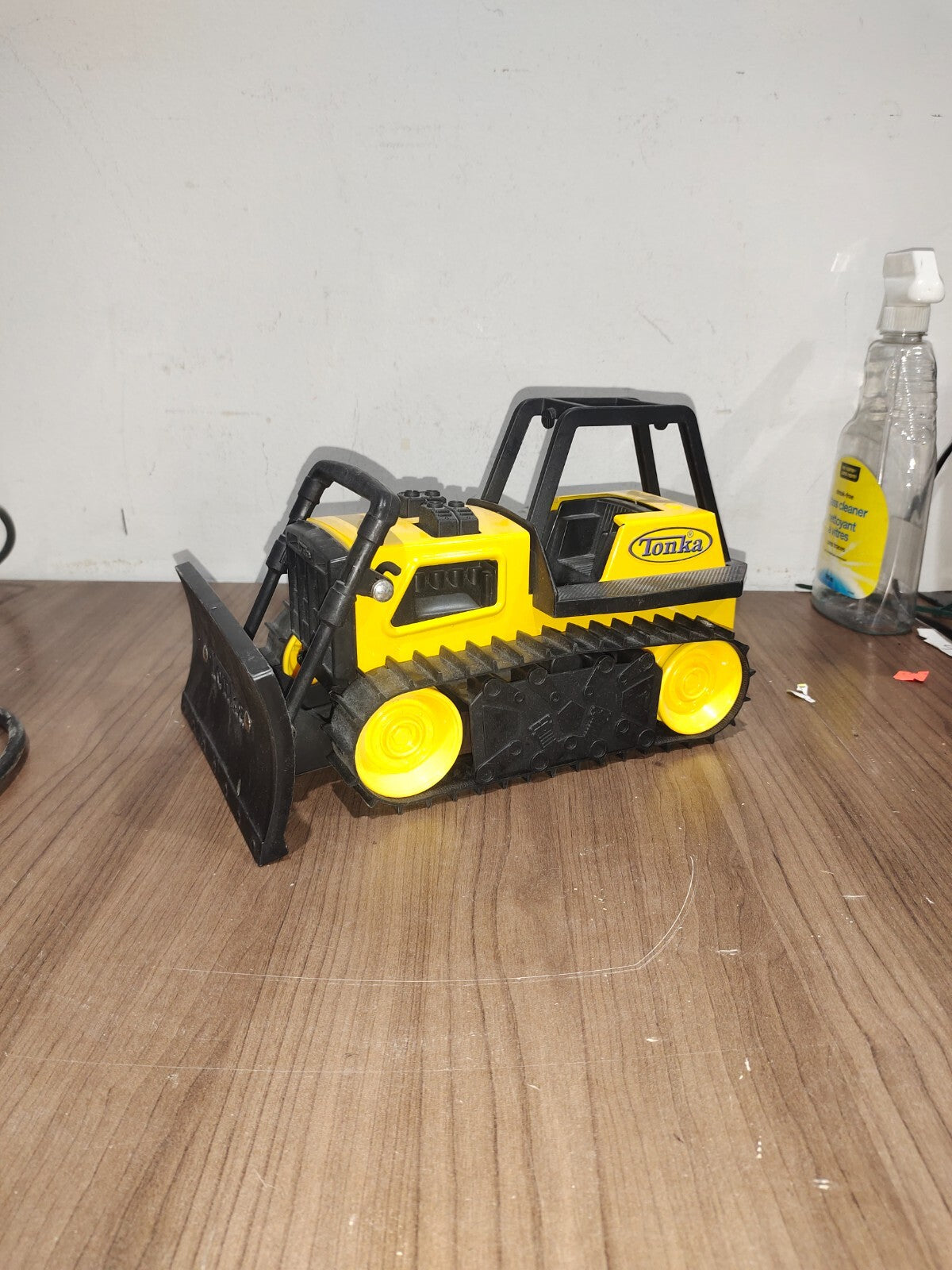 Tonka Steel Bulldozer Vehicle 12", Yellow - T05 - 2012
