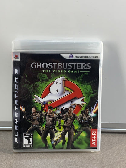 Ghostbusters The Video Game PS3 Playstation 3 Case Manual Complete Mint Disc