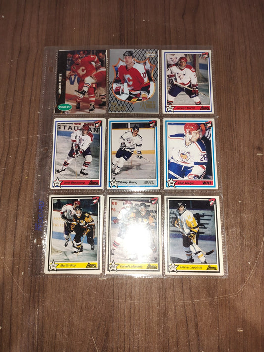 Vintage Rare Collectible - Assorted Ice Hockey Cards - Set of 18 Cards - 2