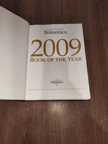 Encyclopedia Britannica Book Year - Set of 3 (2009-2010-2011)