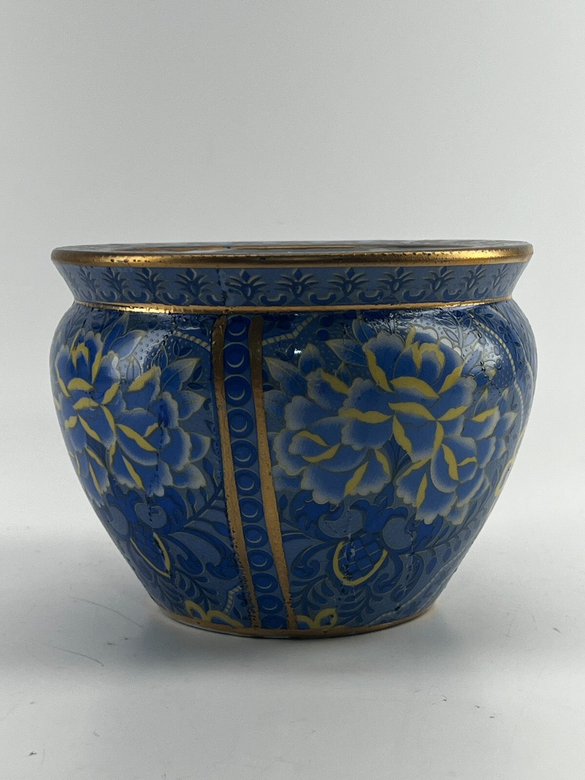 Floral Flower Pot - Hand painted