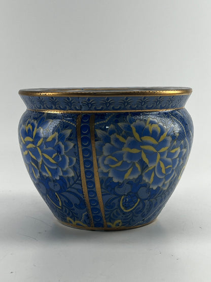 Floral Flower Pot - Hand painted