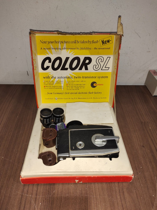 1960`s Rondo Traveler 8T 8mm 3 Turret Movie Camera