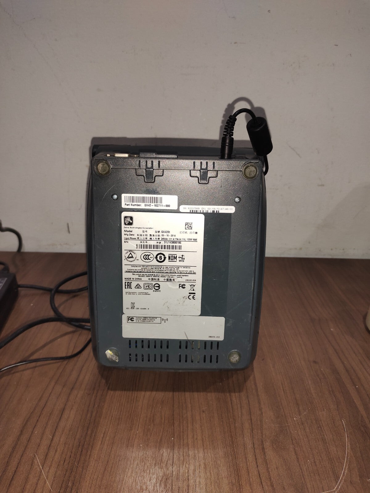 Zebra GX420t (GX42-102711-000) Thermal Label Printer USB Bluetooth - 6