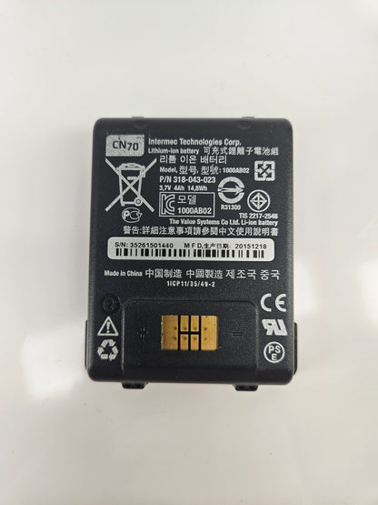 Genuine Intermec CN70 CN70E Battery 318-043-033 4Ah 1000AB02