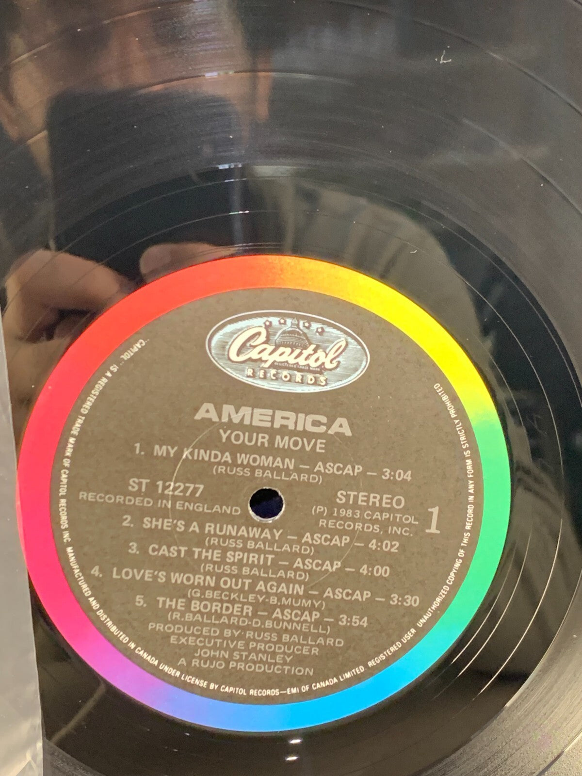 America - Your Move - Capitol Records (LP, Vinyl)