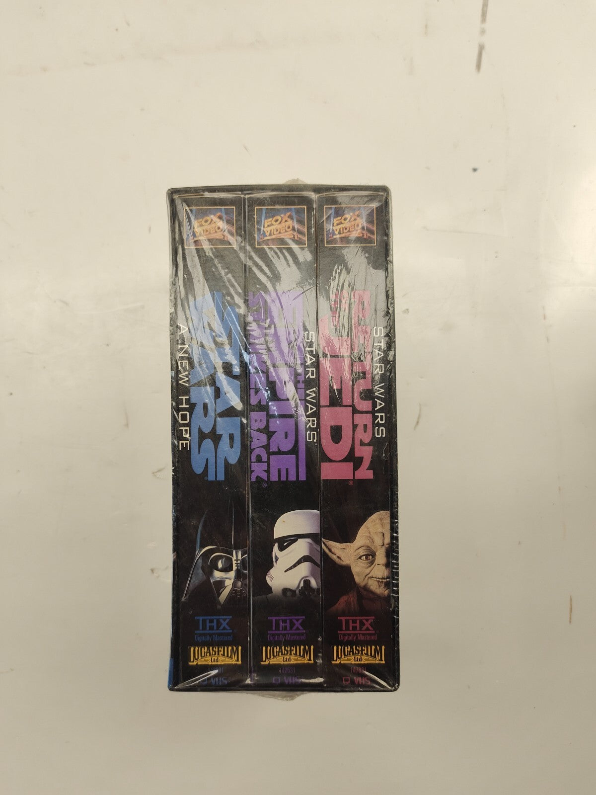 STAR WARS Original Trilogy VHS 3-Tape Boxed Set THX Gold Special Edition 1997