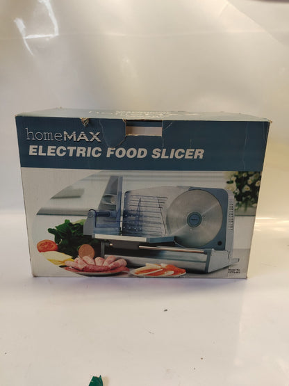 HomeMax Professional Electric Food Slicer Premium Coated Steel Aluminum