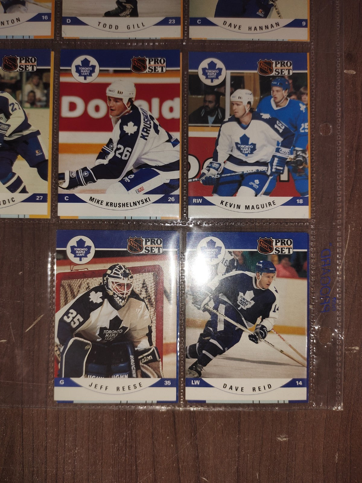 Rare Collectible NHL - Assorted Cards (Set - 8) PRO-SET - Set of 16 Cards