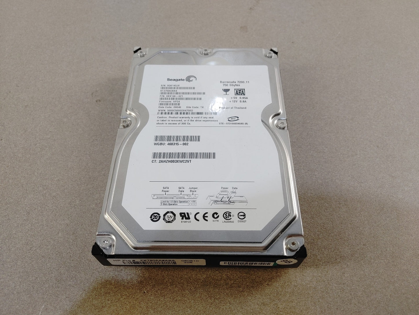 Excellent Condition Seagate Desktop SATA Hard Drive 750GB 7200RPM