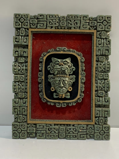 Vintage Mid Century Zarebski Mexican Mayan Aztec 3D