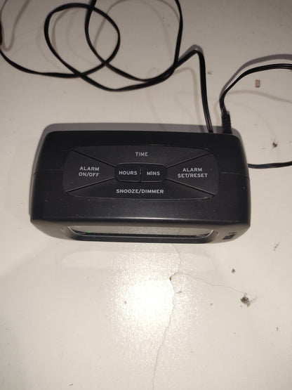 Timex T1210 Alarm Clock w/USB Charging And Battery Backup