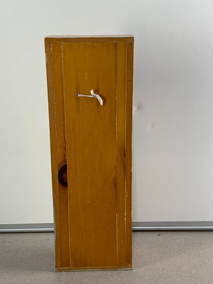 Buttler wooden Ball-jointed Doll in a wooden almira type box