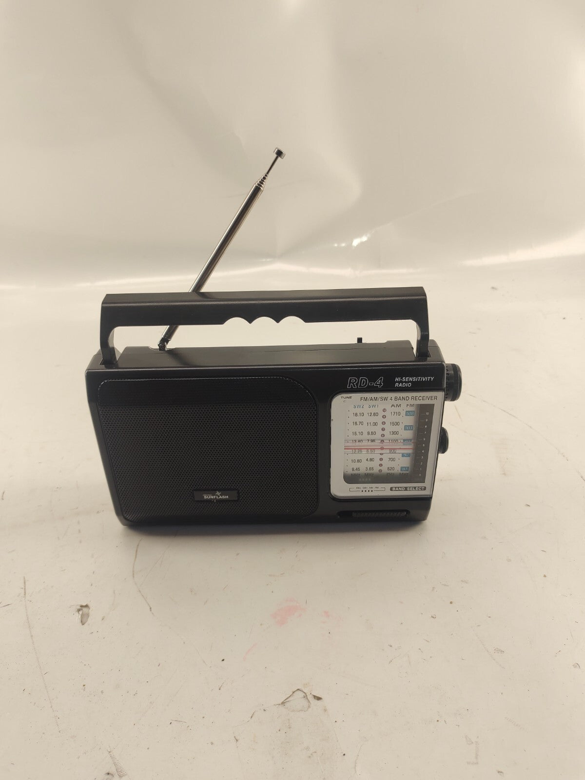 AM/FM/SW1-2 Band Radio Receiver by Digital Sunflash ( RD-4 )