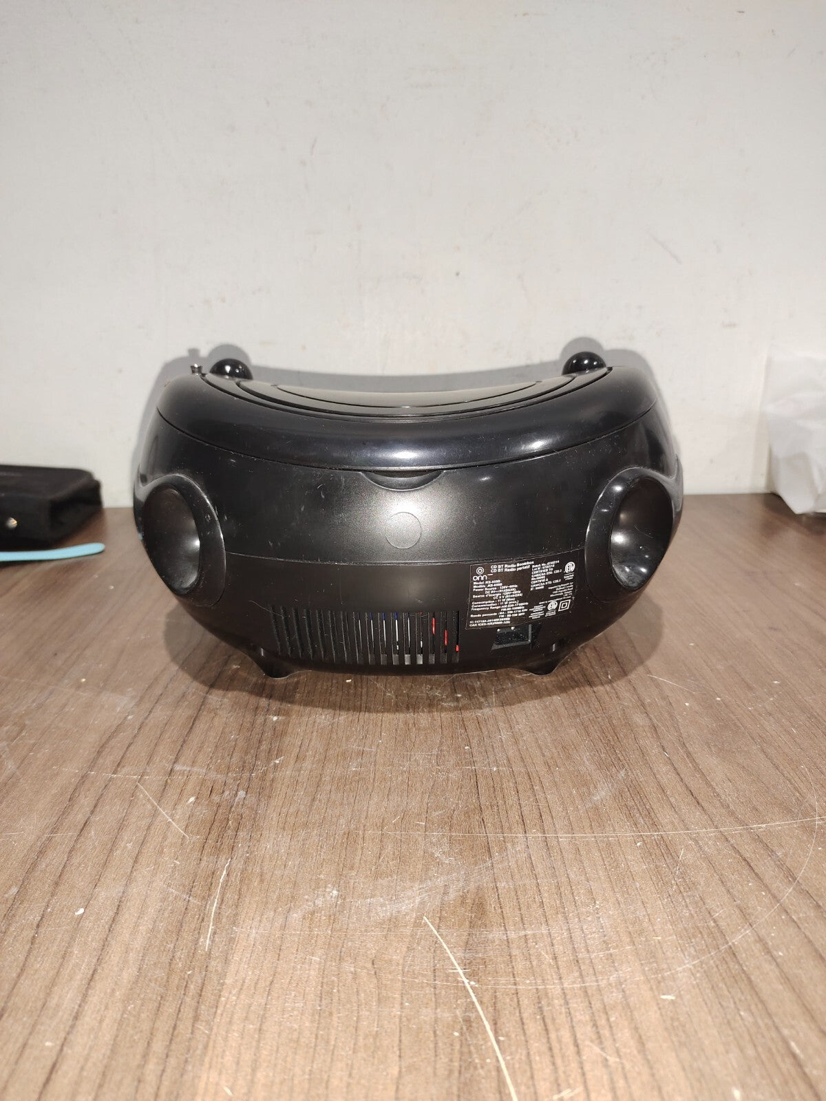 ONN CD Player Portable AM/FM Boom Box Model KS-858B