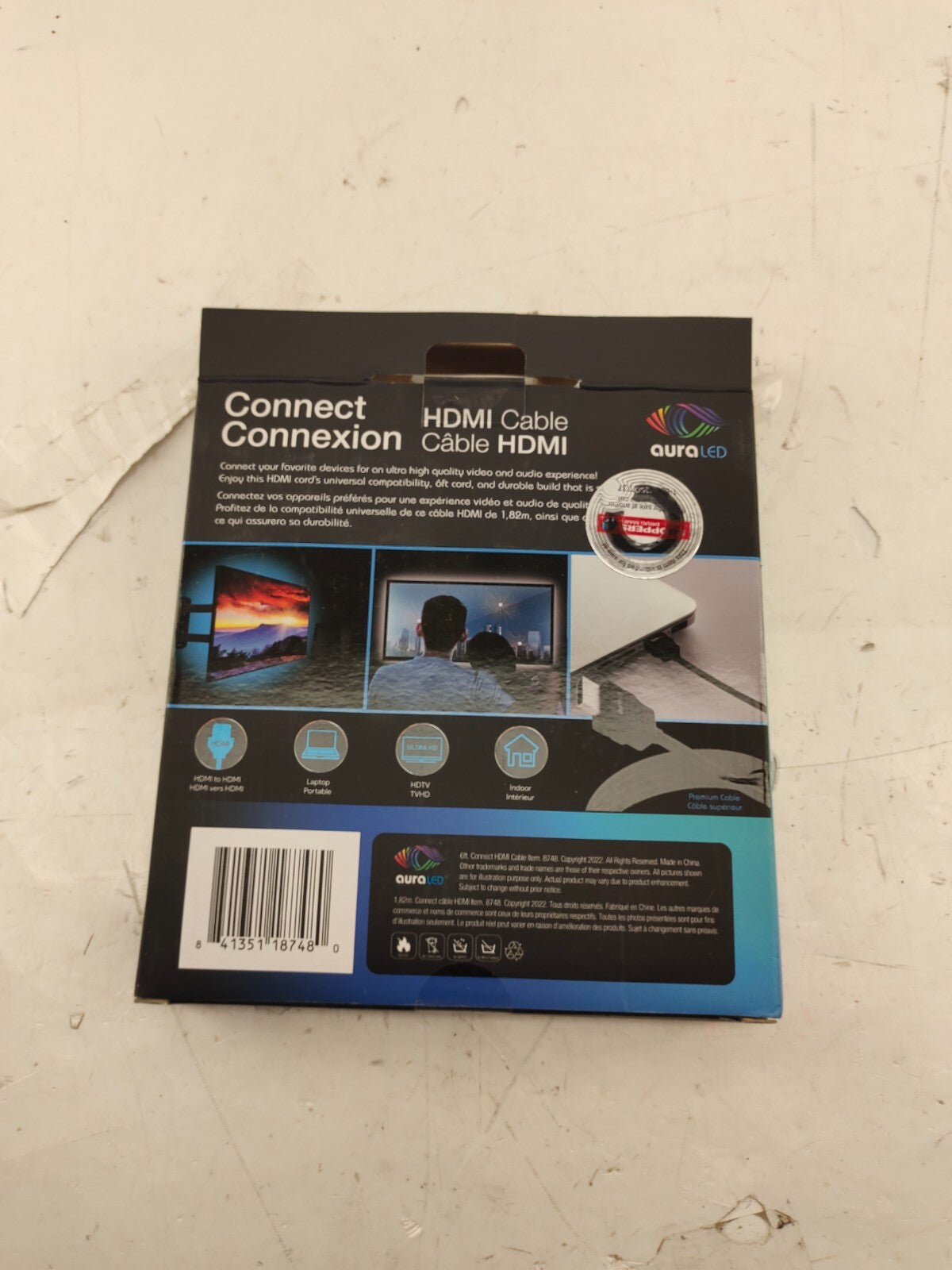 Connect Connextion HDMI Cable 6'/1,82m