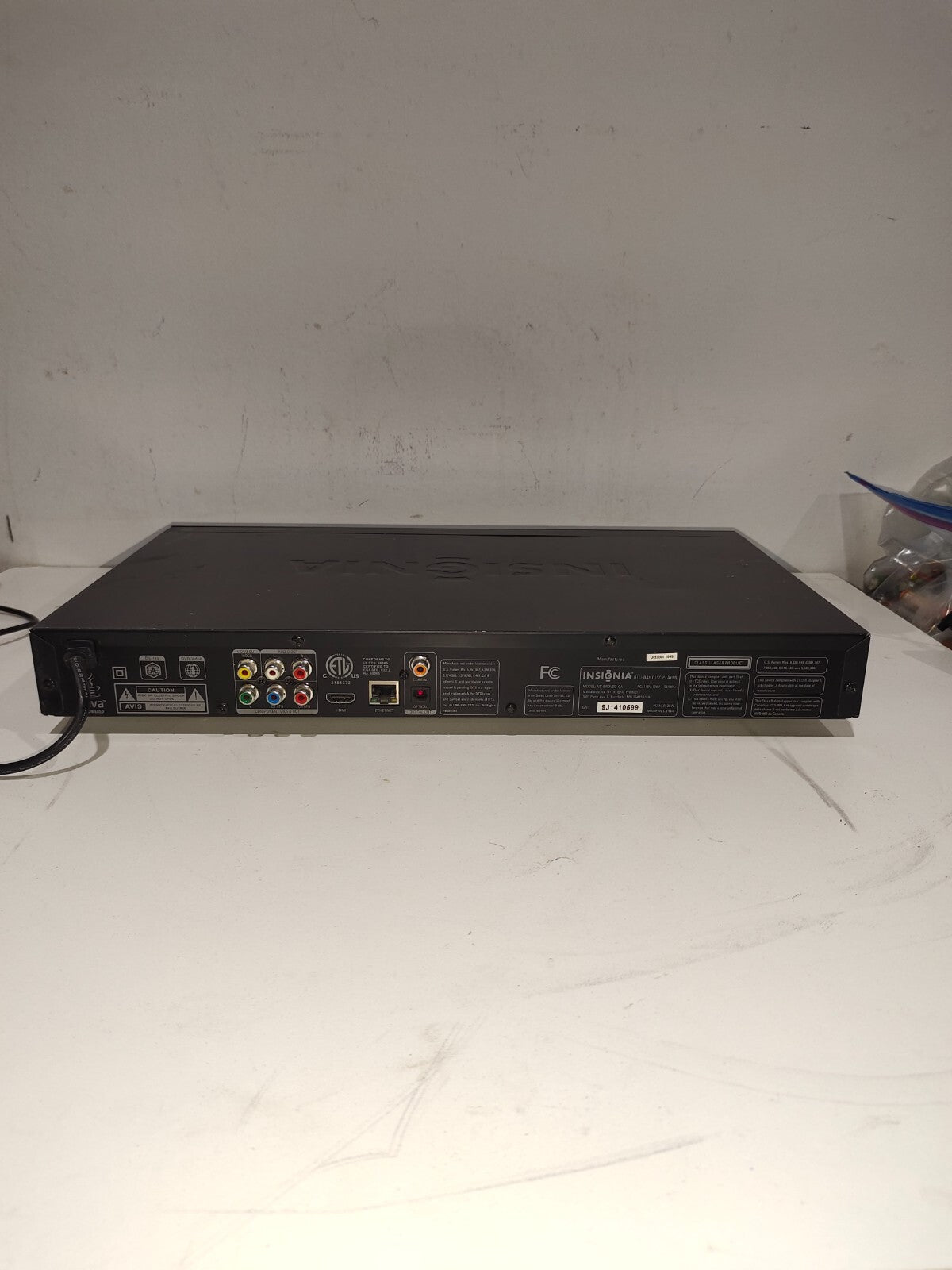 Insignia NS-BRDVD Blu-ray DVD Player