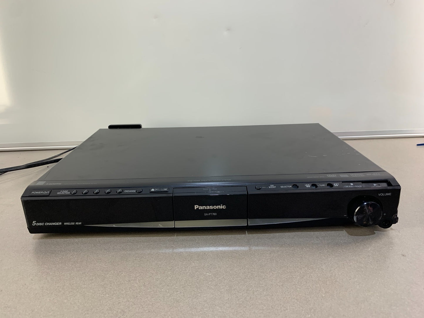 Panasonic SA-PT760 5.1Ch 5 Disk DVD Home Theater Receiver