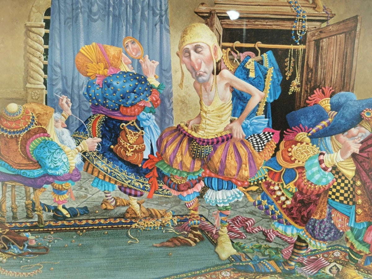 "Getting it Right" Signed Painting Print by James C. Christensen #2957/4000