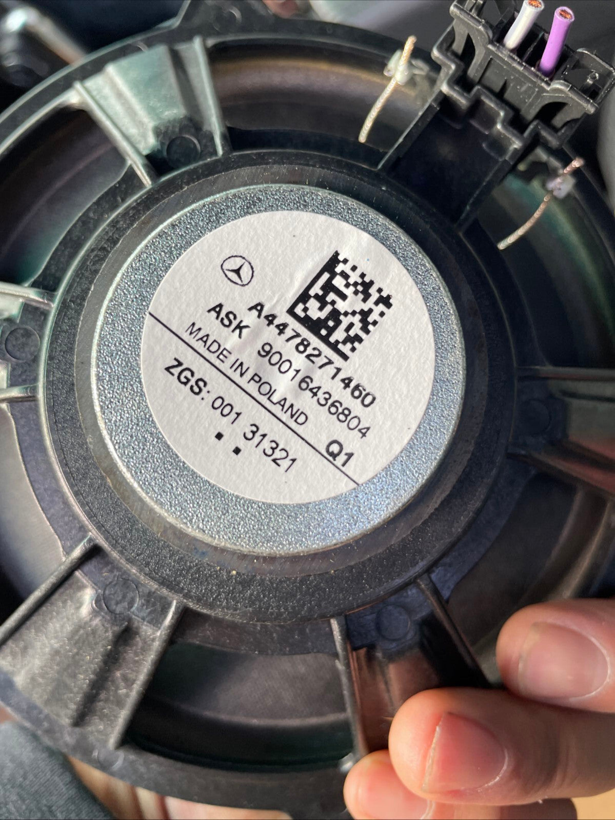 ASK MERCEDES-BENZ VITO W447 REAR SIDE PANELING SPEAKER A4478271460, LOT OF 2