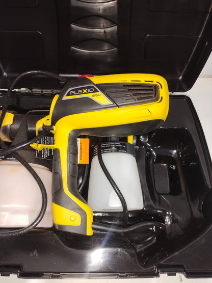 Wagner Flexio 590 Handheld HVLP Paint Sprayer - With 2 Bottles Set