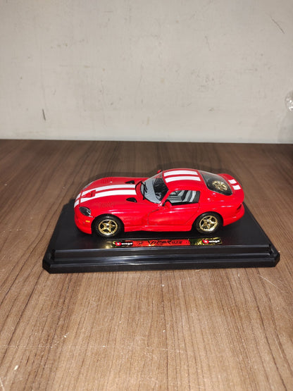 1997 DODGE VIPER GTS COUPE, [BBURAGO TOY] Die Cast Metal Built Car, SCALE 1/24