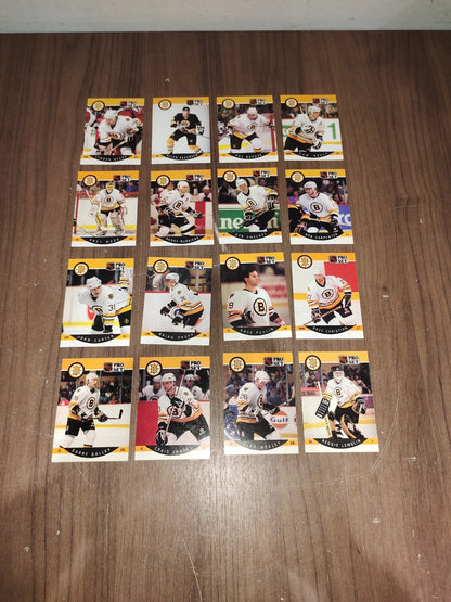 Rare Collectible NHL - Boston Bruins Cards PRO-SET - Set of 16 Cards