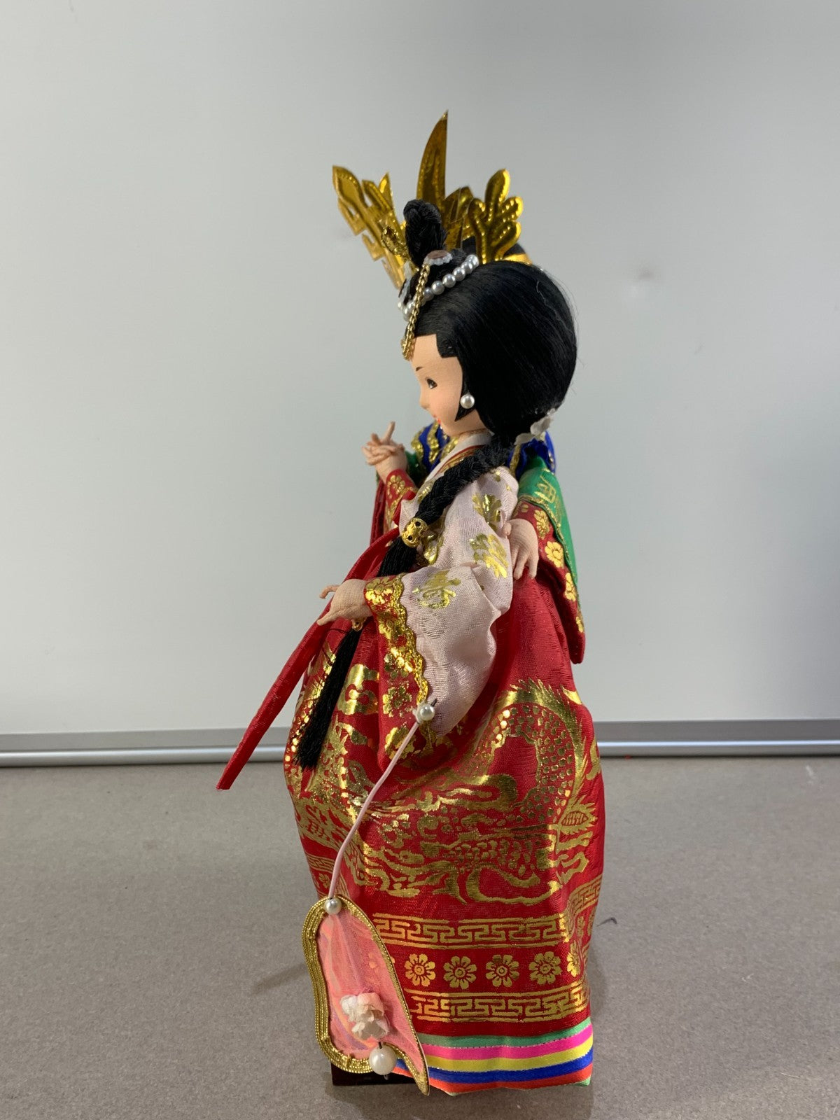 Vintage Korean Dolls Traditional Bride & Groom in Hanbok Attire