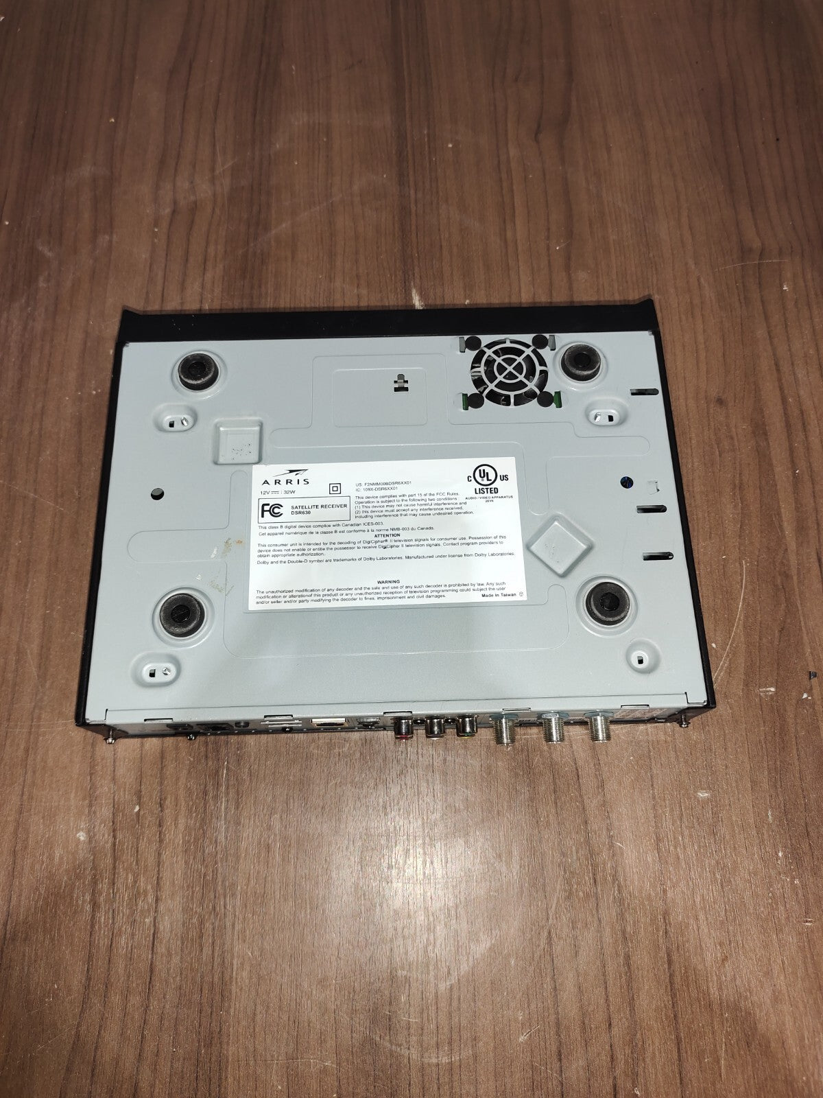 Arris Satellite Receiver DSR630 HDPVR 630 Shaw Direct HDMI Dolby Digital - Black