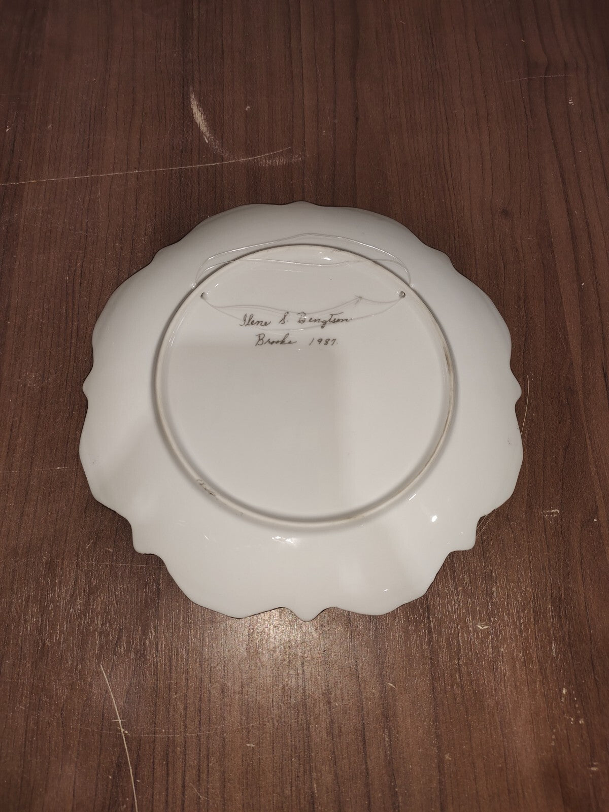 Vintage - Salem Lutheran Scandia Plate - 1987